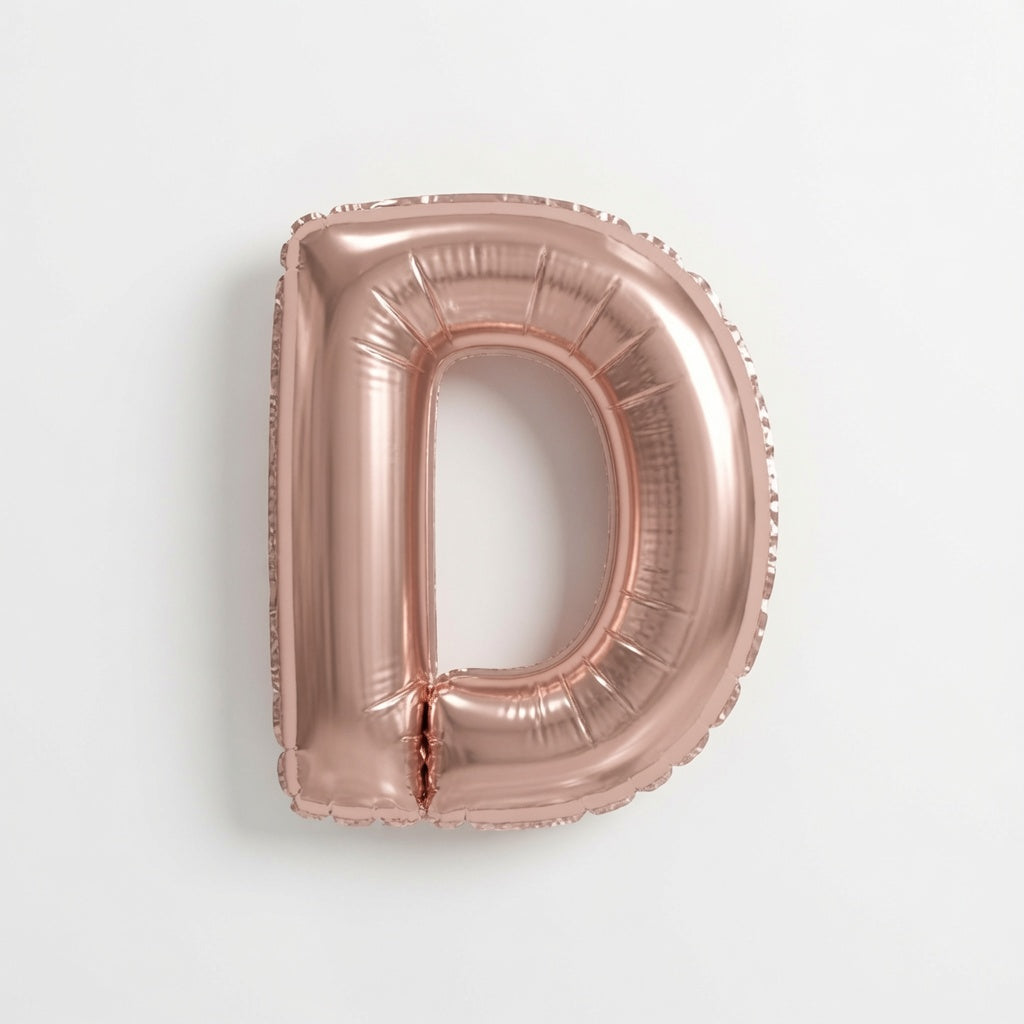 MINI ROSE GLD A/F BLLN LTR D