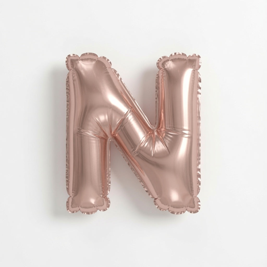 MINI ROSE GLD A/F BLLN LTR N