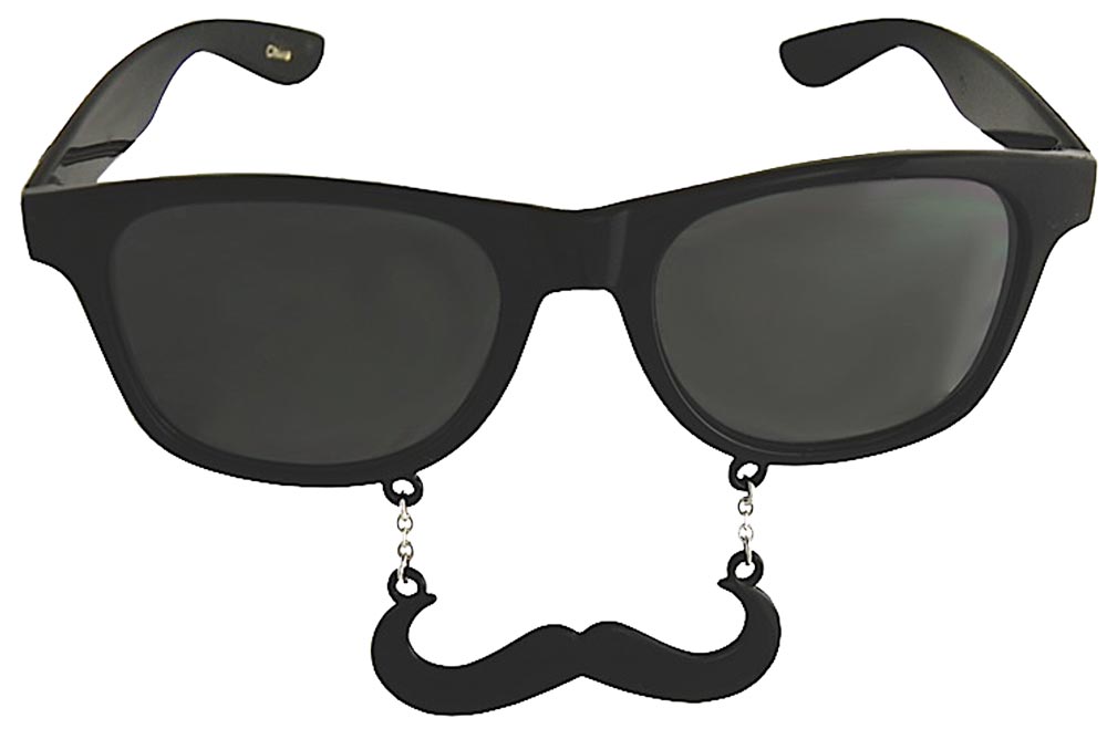 Black Stache Sunglasses