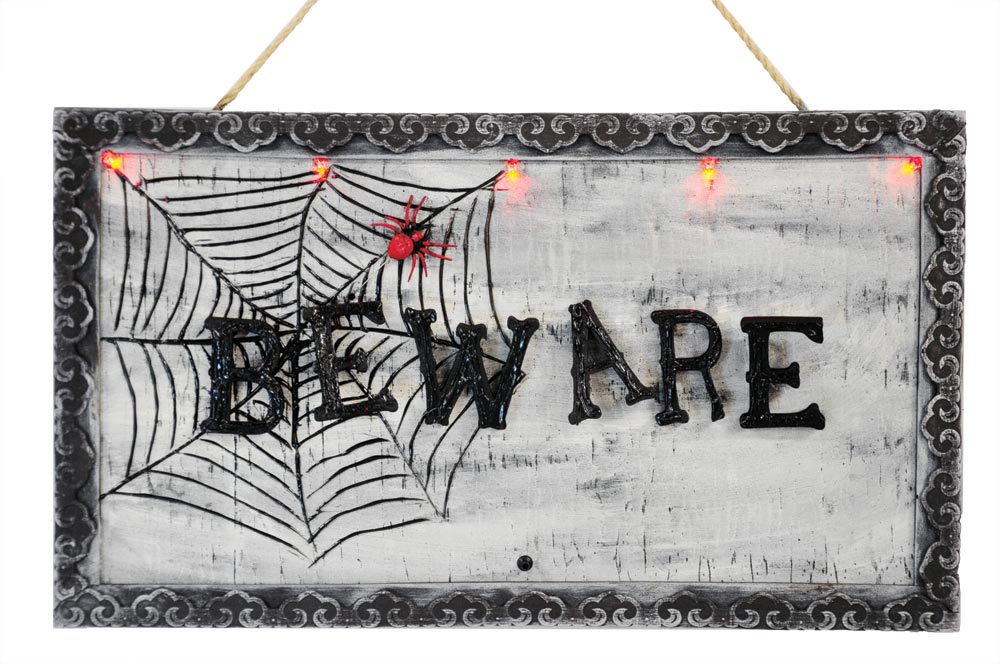 Animated Spooky Sign