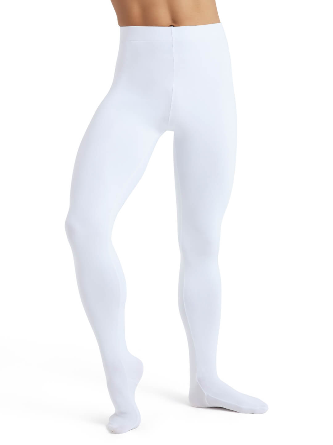 Men's Footed Tights - White