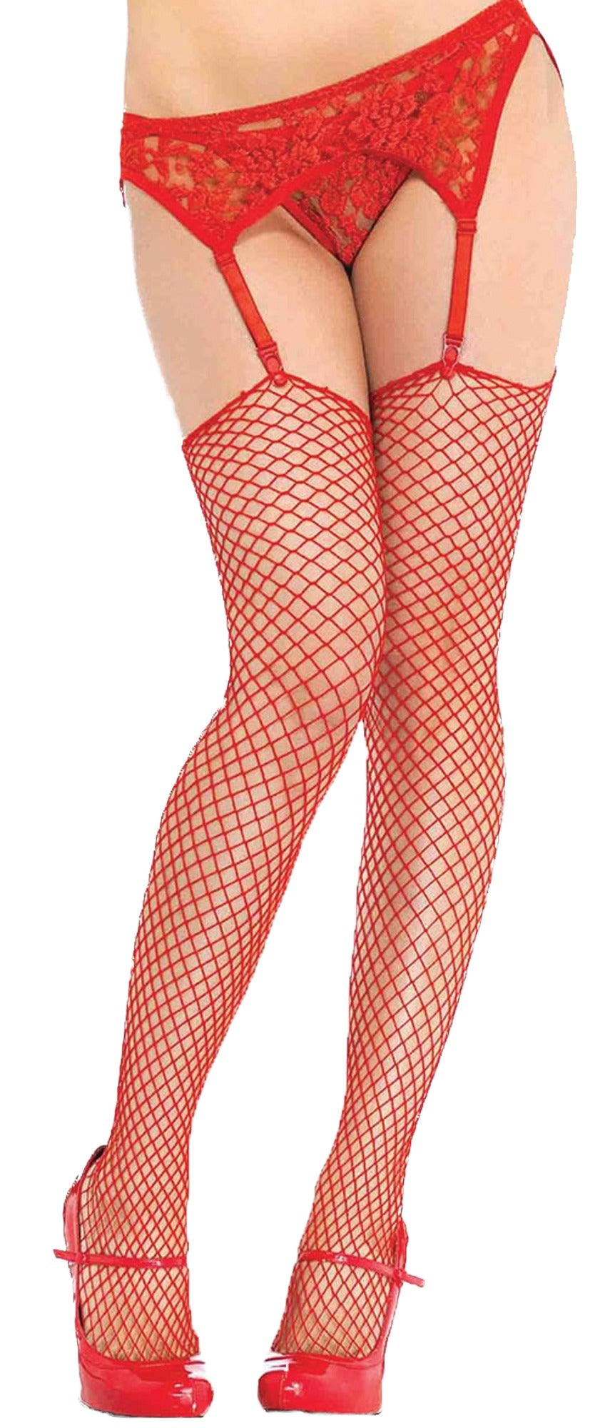 Industrial Net Thigh Highs