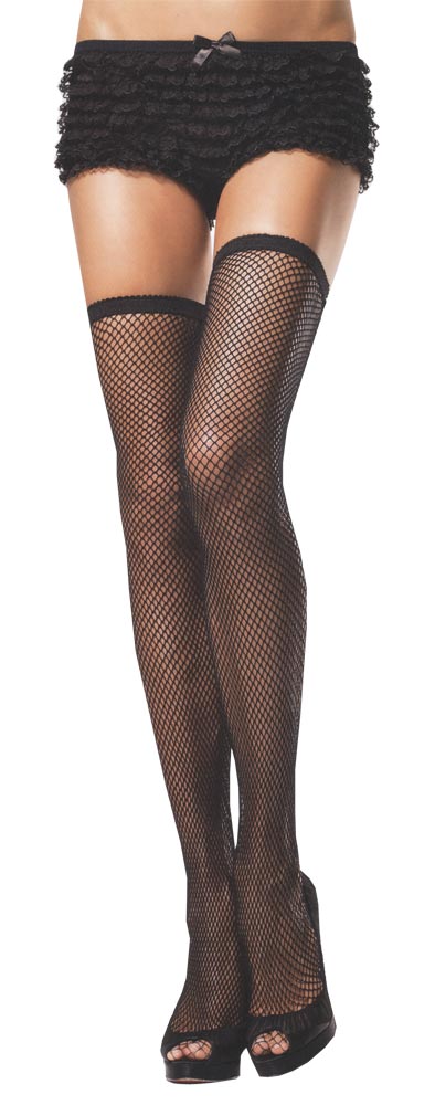 Thigh High Fishnet with Elastic Top