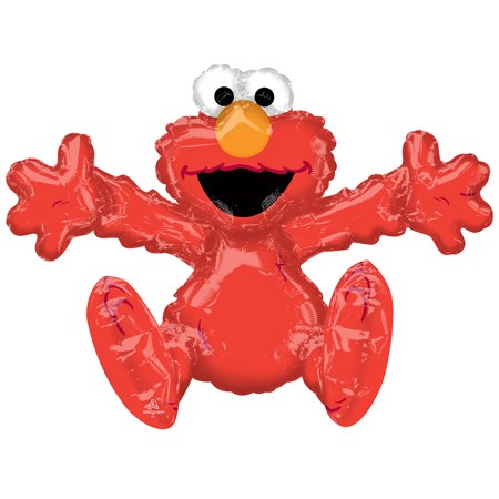 26" Elmo Sesame Street Air-Filled Sitter Balloon