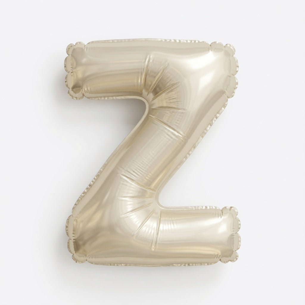 390 WHT/GLD SS BLLN LTR Z