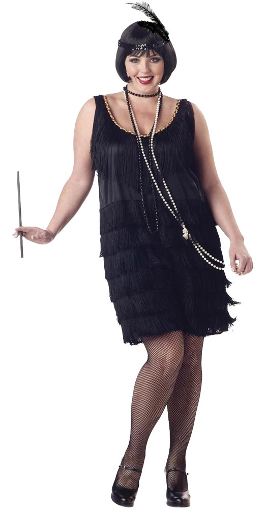 Flapper Fashion Plus Size Costume