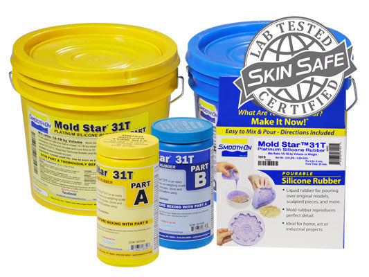 Smooth-On Mold Star 31T Translucent Silicone Rubber - Trial Unit (2 lb)