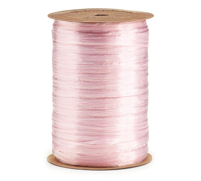 Wraphia Pink Pearl Ribbon - 100 yd