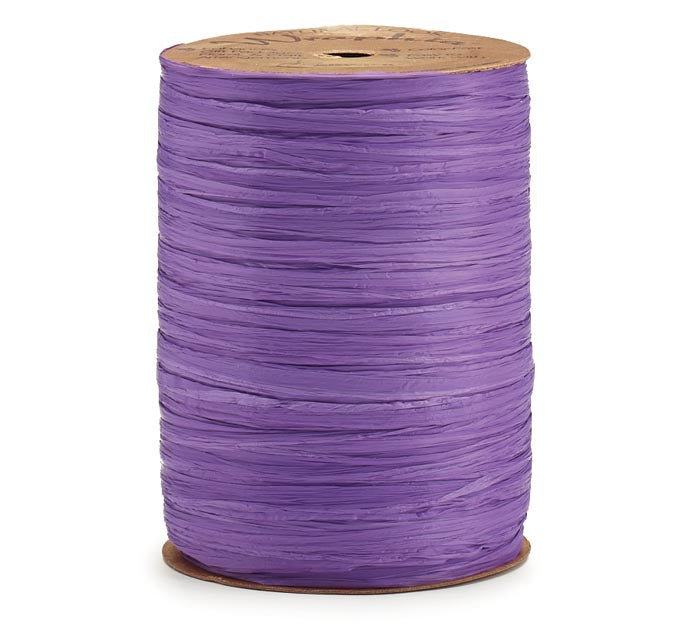 Wraphia Purple Matte Ribbon - 100 yd
