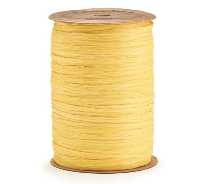 Wraphia Daffodil Matte Ribbon - 100 yd
