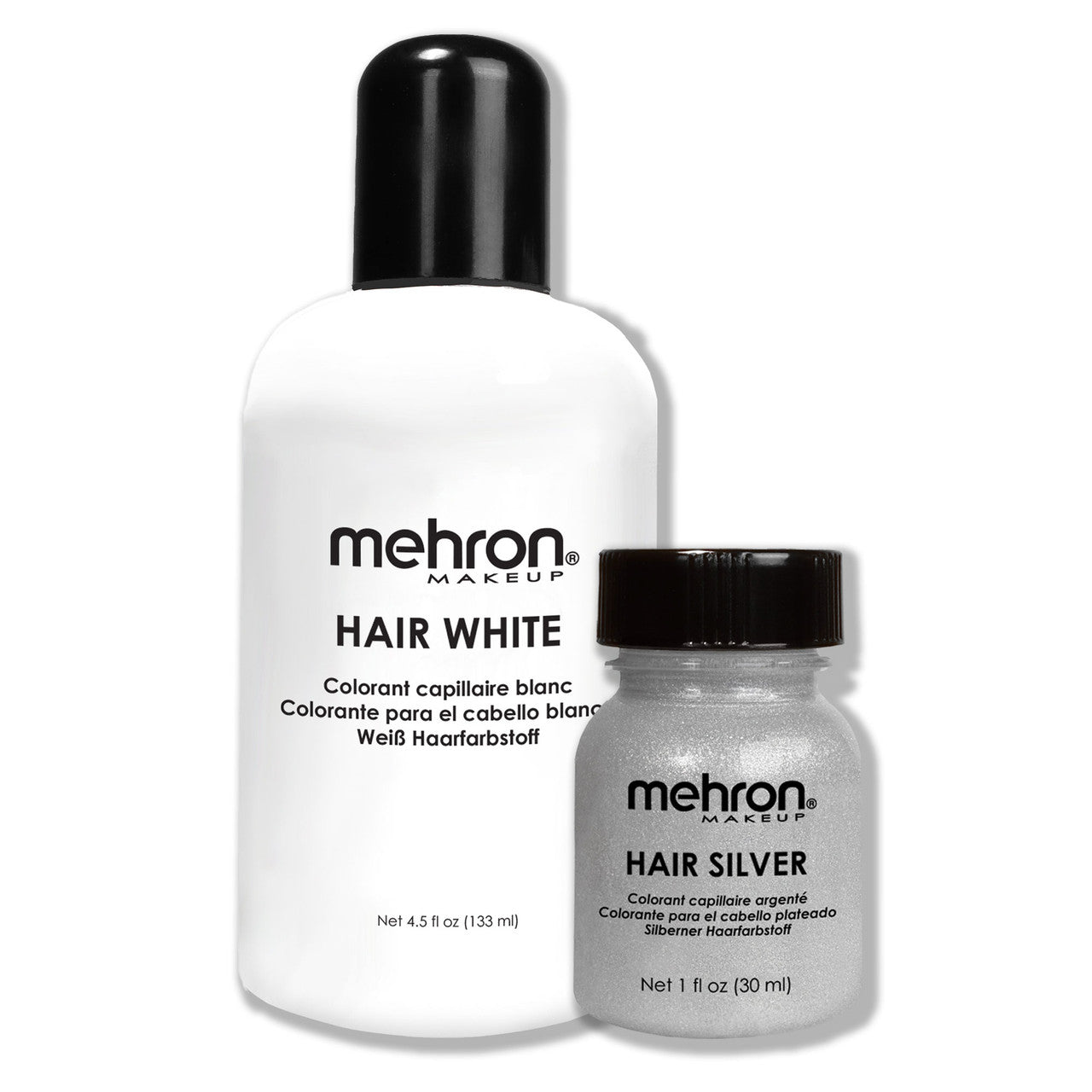 Mehron 119 Hair White & Hair Silver