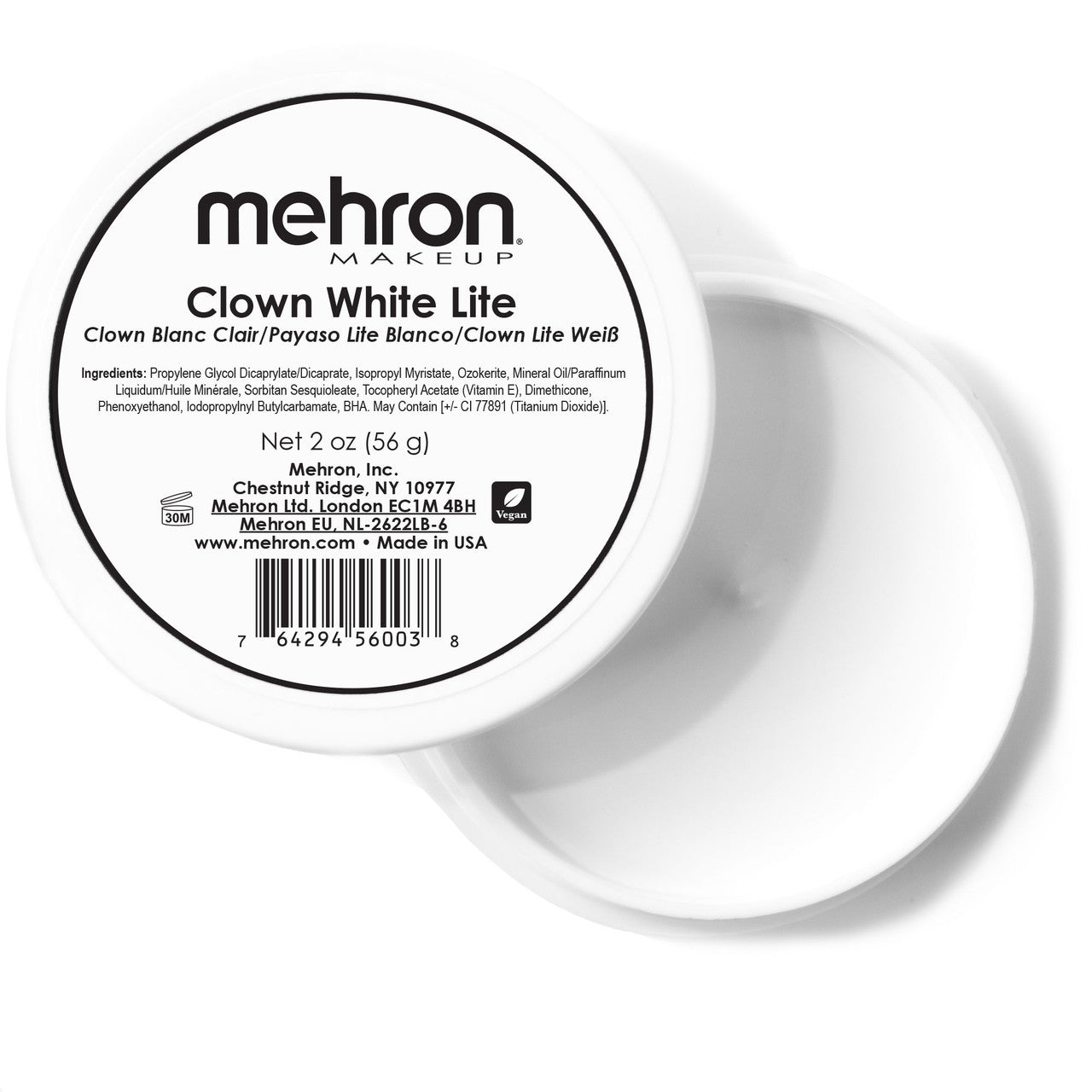Mehron 131X Clown White Lite
