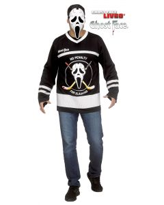 Fun World 137614 Ghost Face® Deluxe Hockey Jersey & Mask - Adult