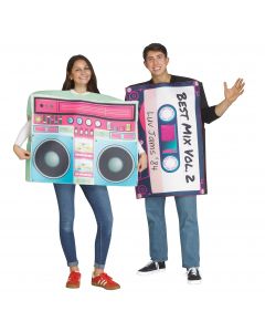 Fun World 139204 Cassette & Boombox - Adult