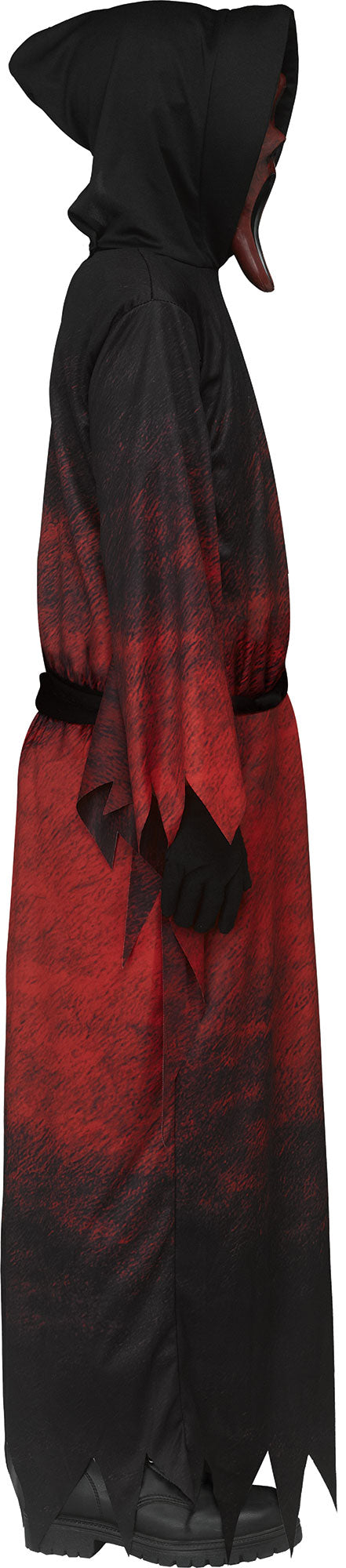 Midnight Red Ghost Face child costume, right side
