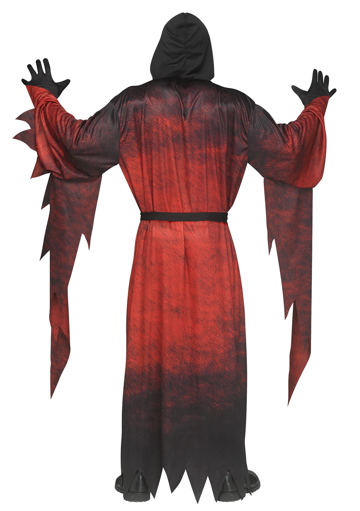 Midnight Red Ghost Face adult costume, back