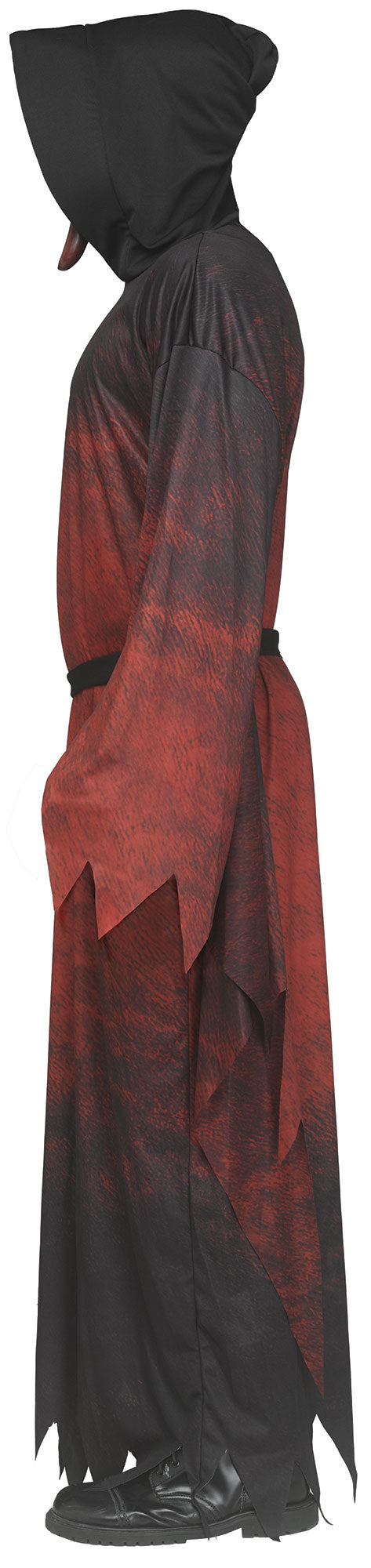 Midnight Red Ghost Face adult costume, left side