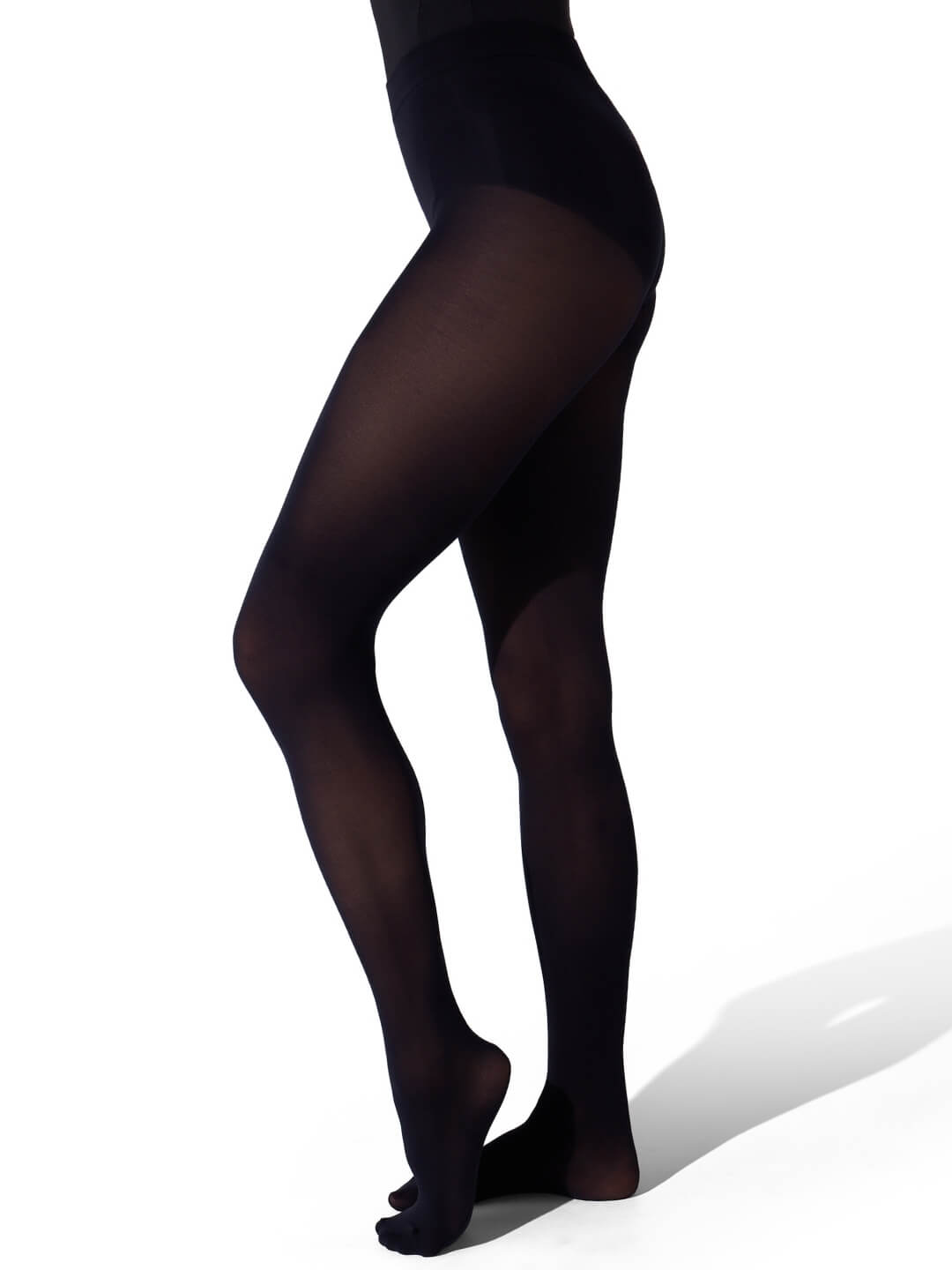 Footed Ultra Soft Tights - Black