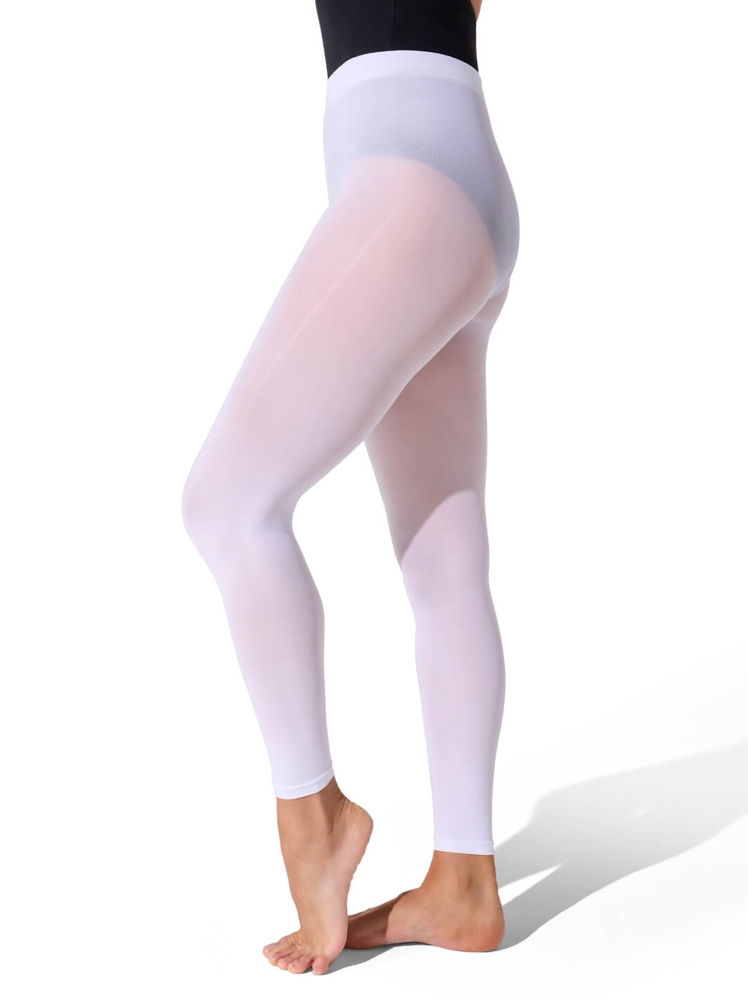 Footless Tights - White
