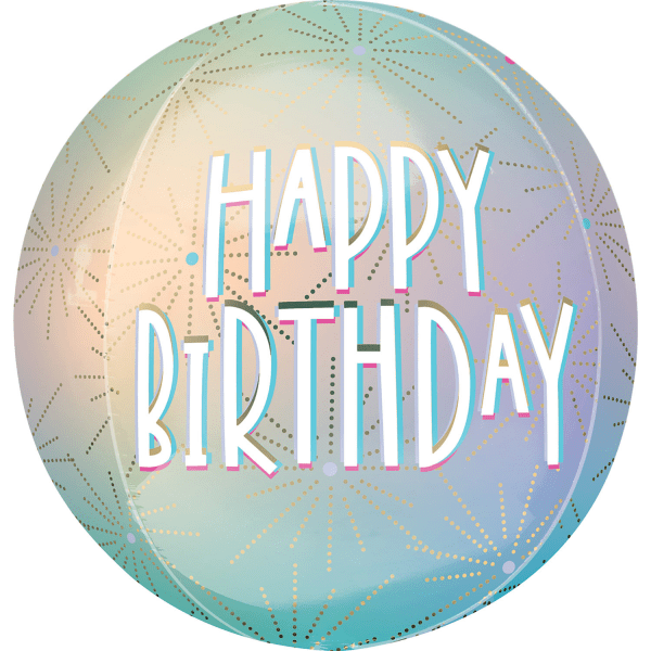16" Pastel Dream Birthday Orbz® Balloon
