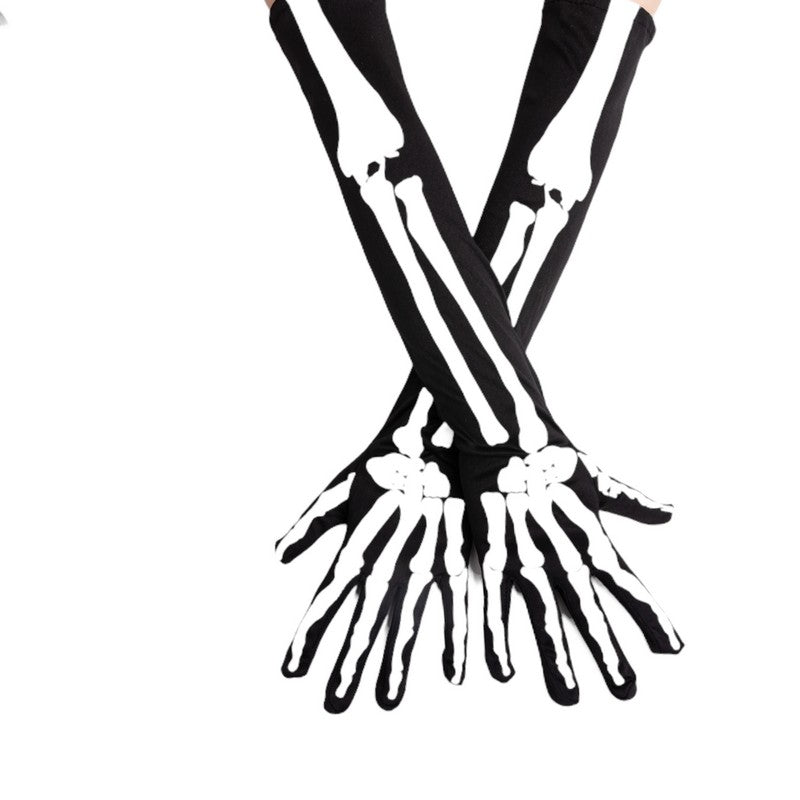 Skeleton Long Gloves