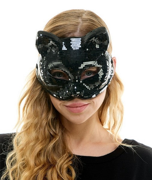 Black Mirror Cat Mask