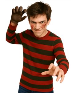 BOYS NIGHTMARE BURN VICTIM SHIRT