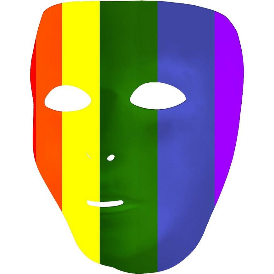 Rainbow Full Face Mask