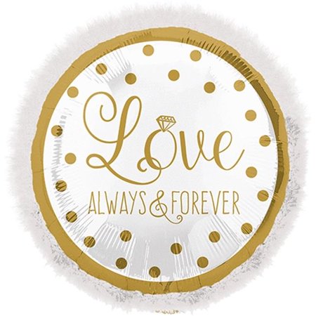 32" Sparkling Gold Wedding Doo-Dads™ Balloon