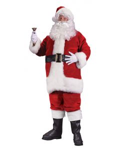 Fun World 7502 Regency Plush Red Santa Suit - Adult