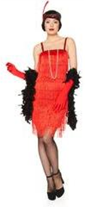 RED FLAPPER DRESS