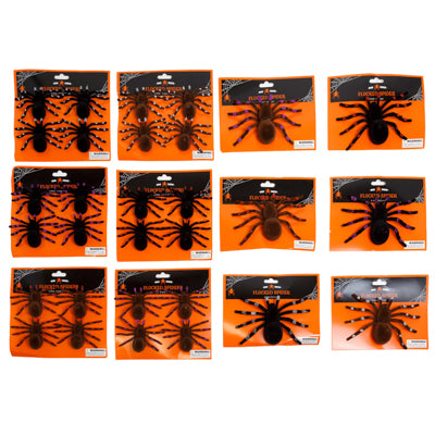 Spider Flocked Assor
