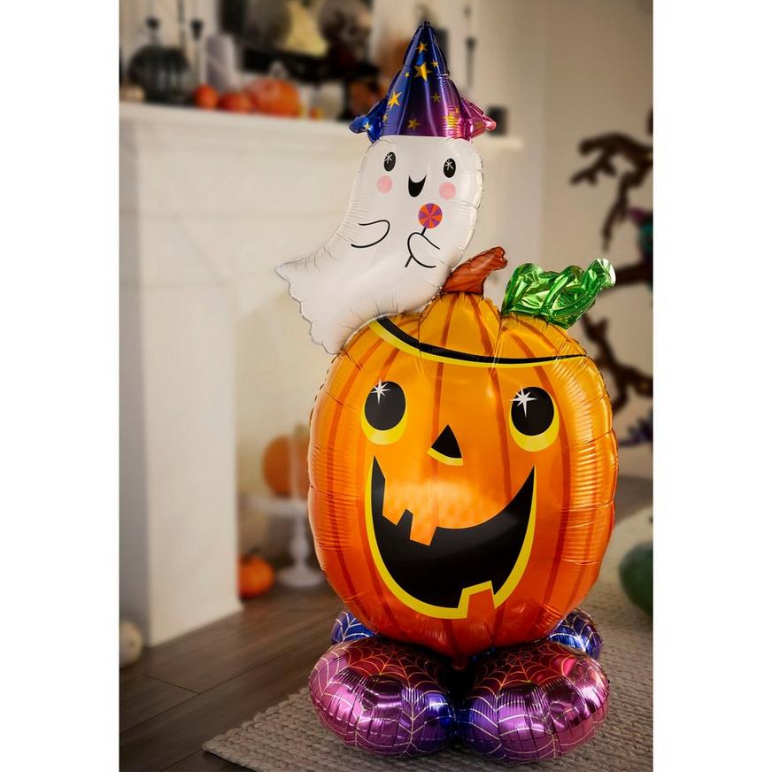 AirLoonz Jack-o'-Lantern & Ghost Air-Fill Balloon - 56 in.