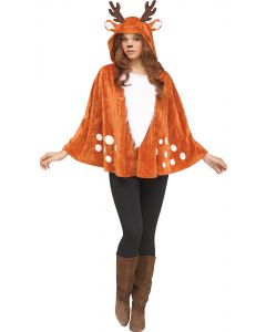 Fun World 90422F Fantasy Faun Poncho - Adult