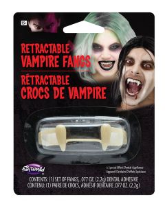 Fun World 90818 Retractable Vampire Teeth