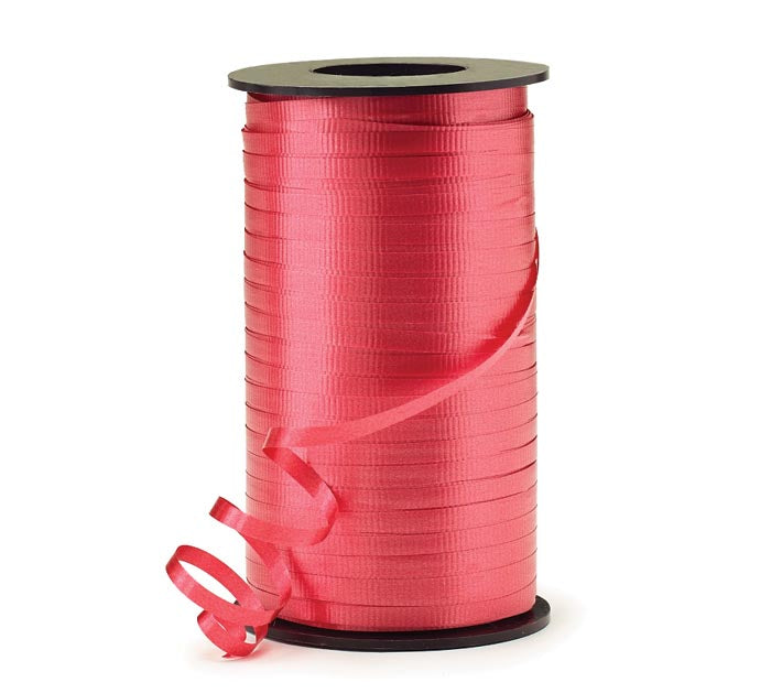 3/16" Crimped Red Curling Ribbon - 550 yd
