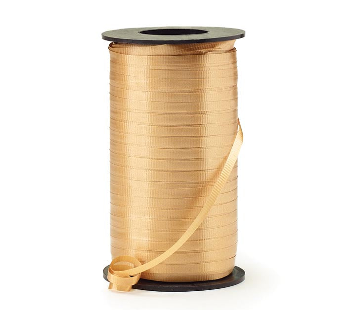 3/16" Crimped Gold Curling Ribbon - 550 yd