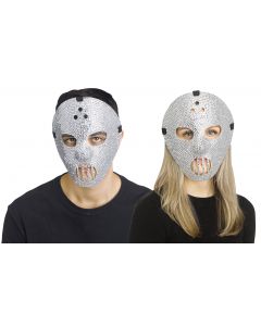 Fun World 93554 Rhinestone Hockey Mask