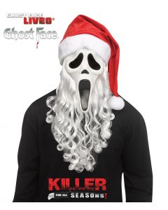 Fun World 93605 Ghost Face® Santa Mask