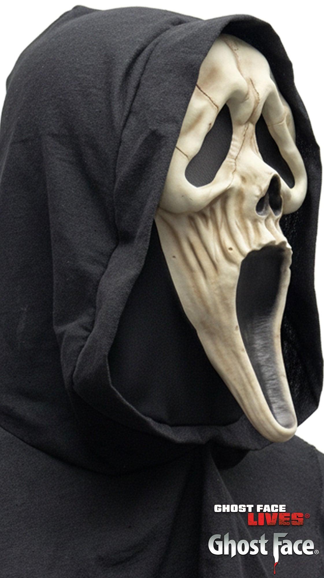 Ghost Face Reaper mask, side