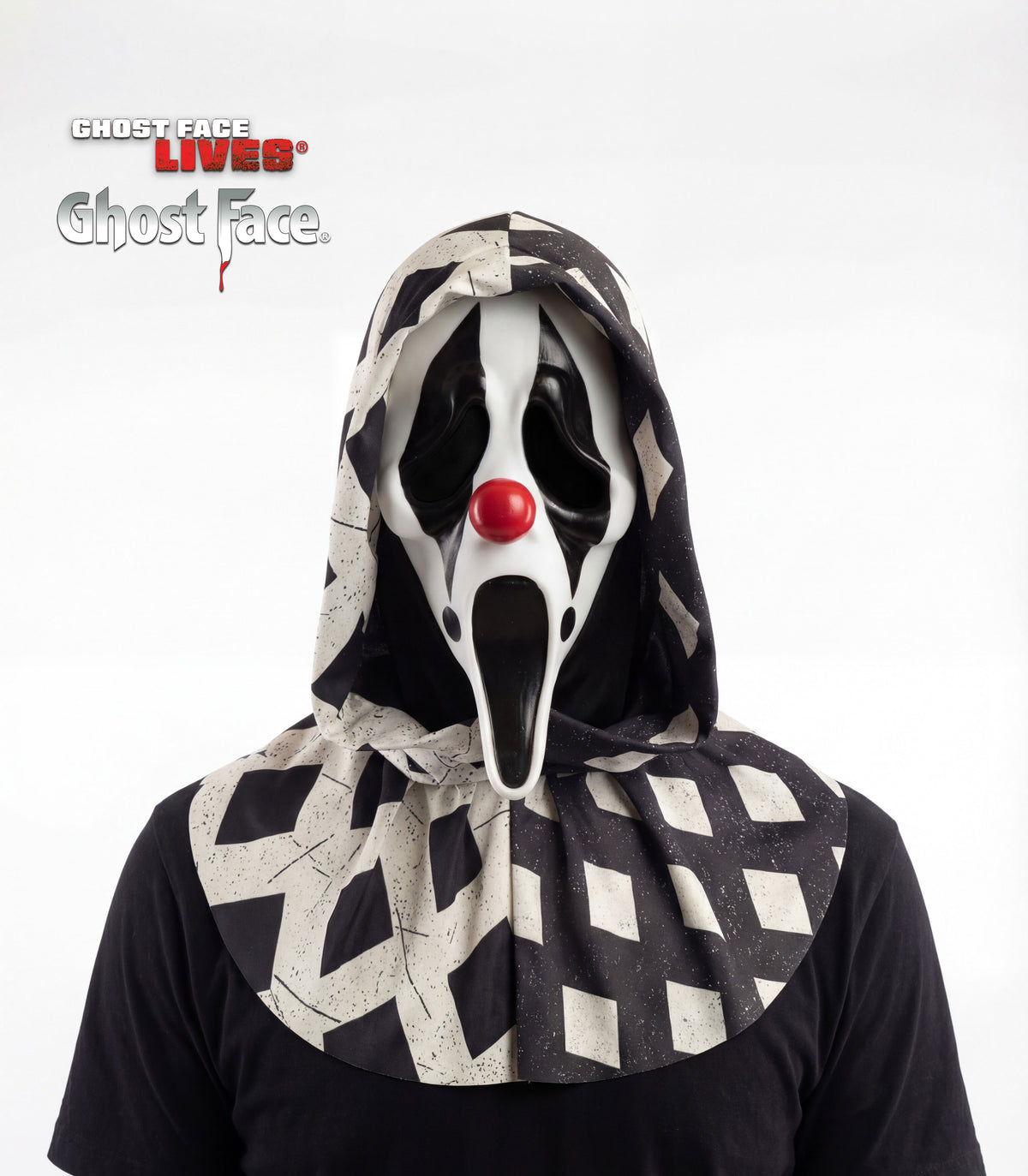 Clown Ghost Face mask, front