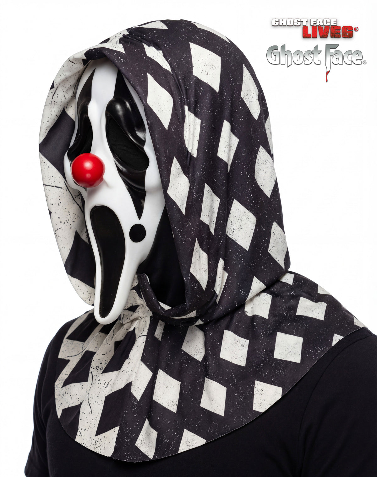 Clown Ghost Face mask, side