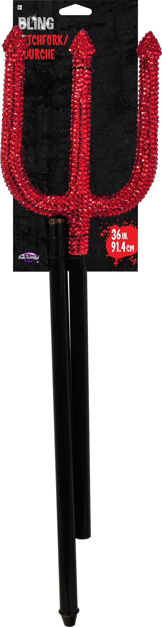 36" Bling Devil Pitchfork