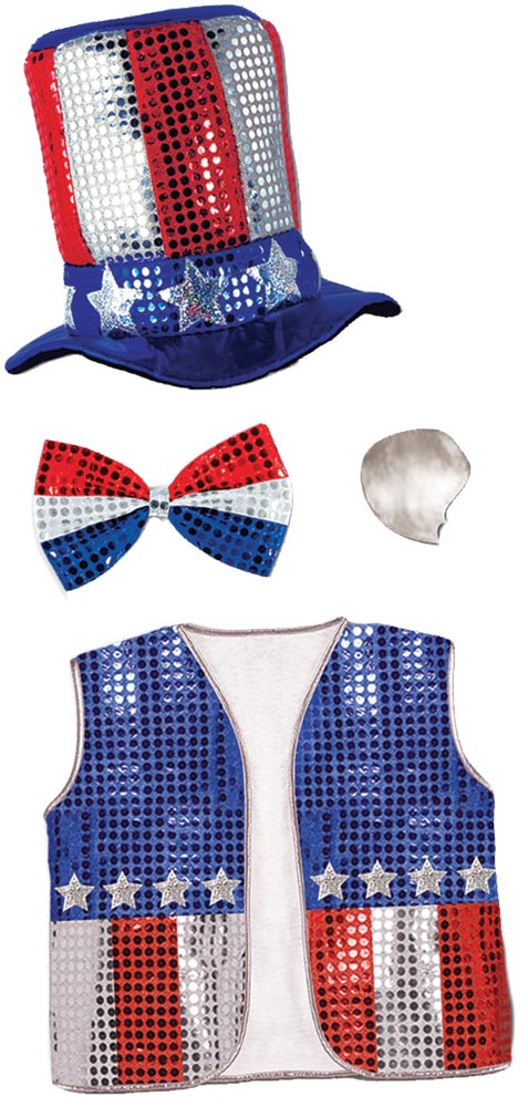 Uncle Sam Costume Kit