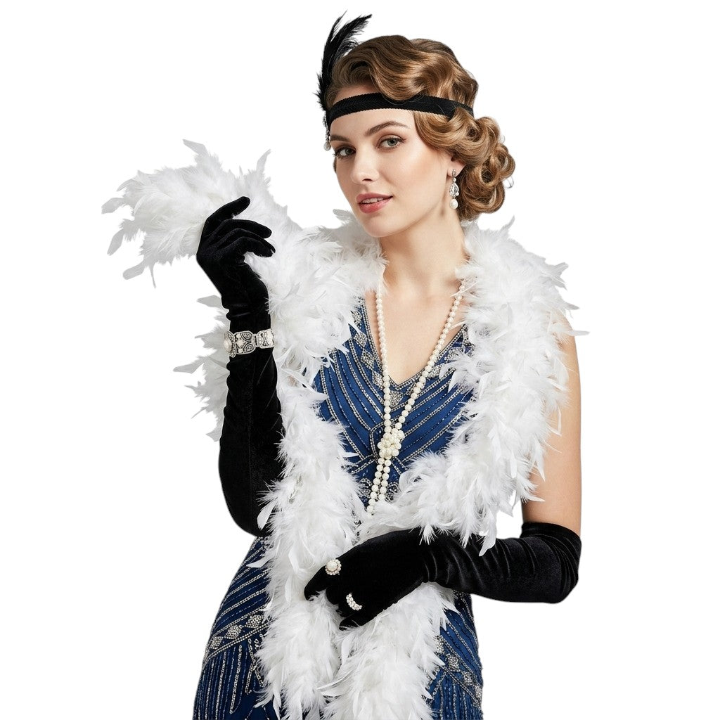White Feather Boa -