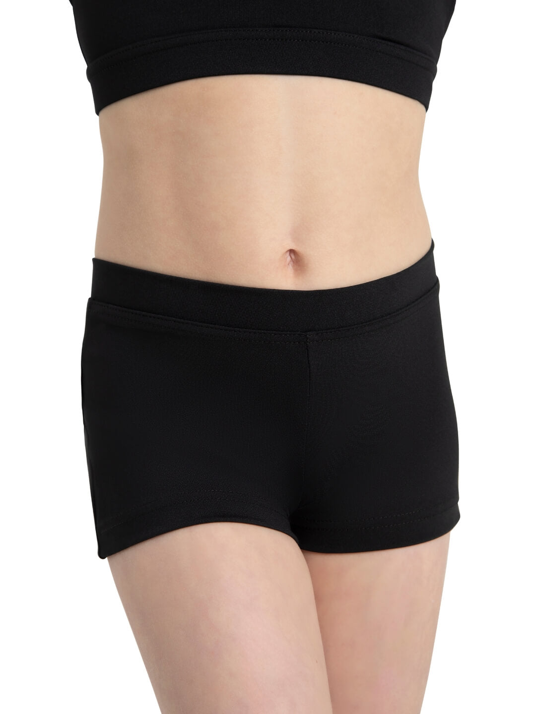 Boycut Lowrise Shorts - Black