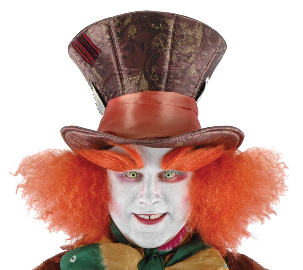 Mad Hatter Hat with Hair