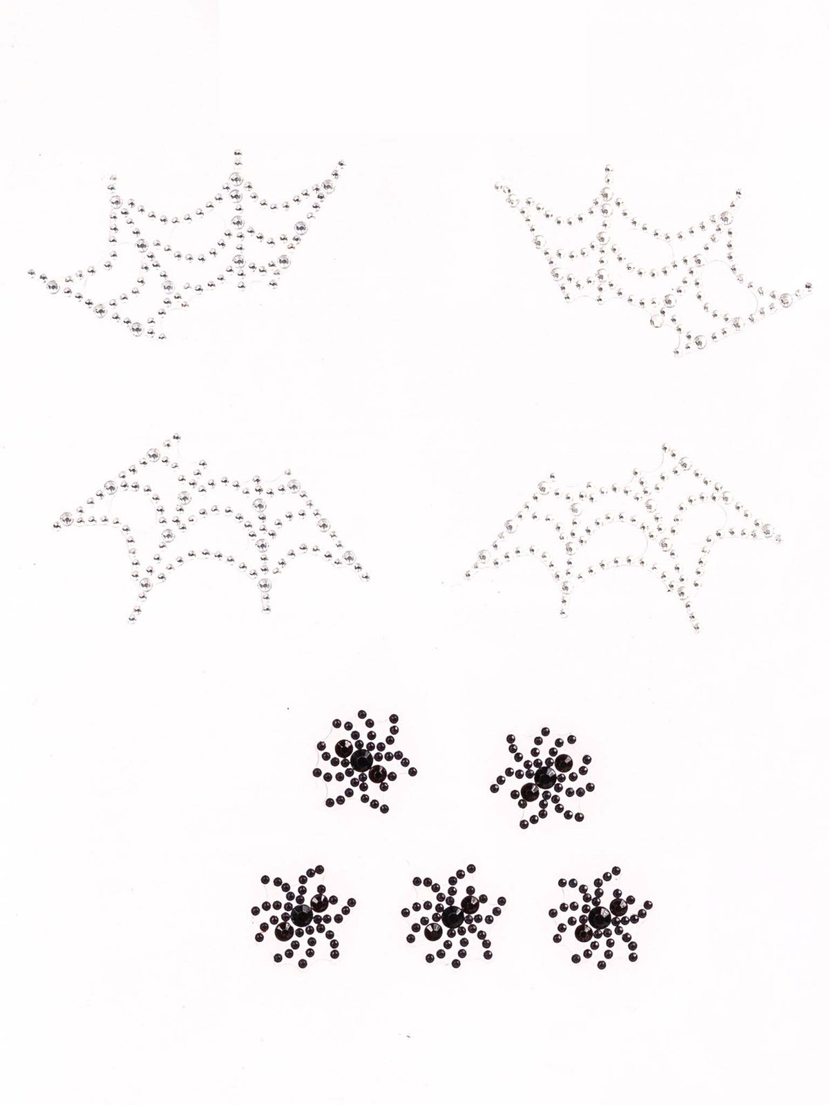 Web Face Jewels Sticker Multicolor
