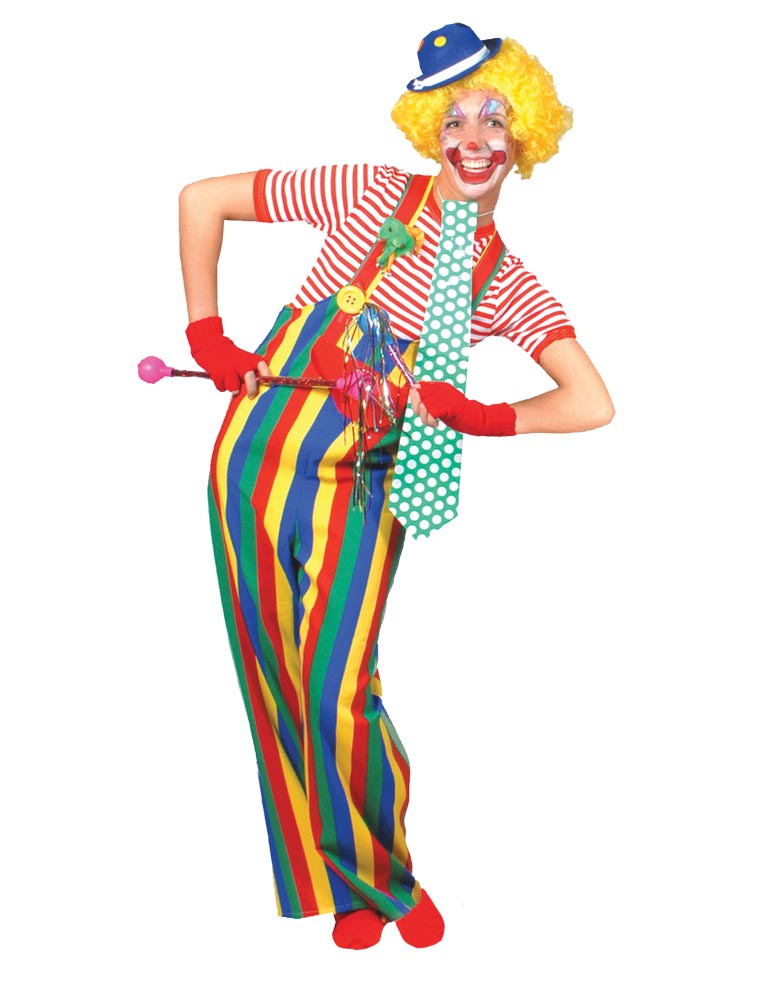 Clown Overalls - Striped
