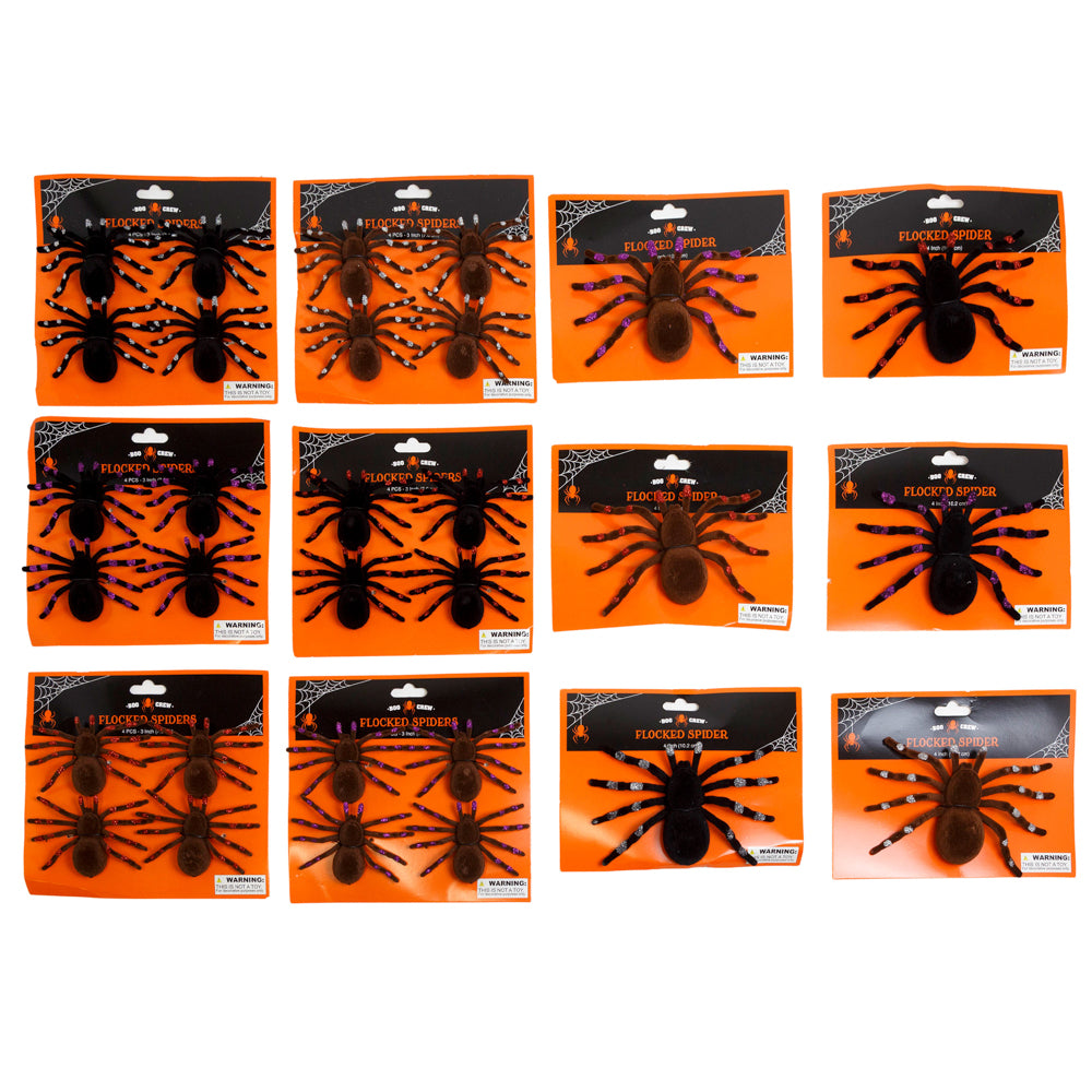 Spider Flocked Assor